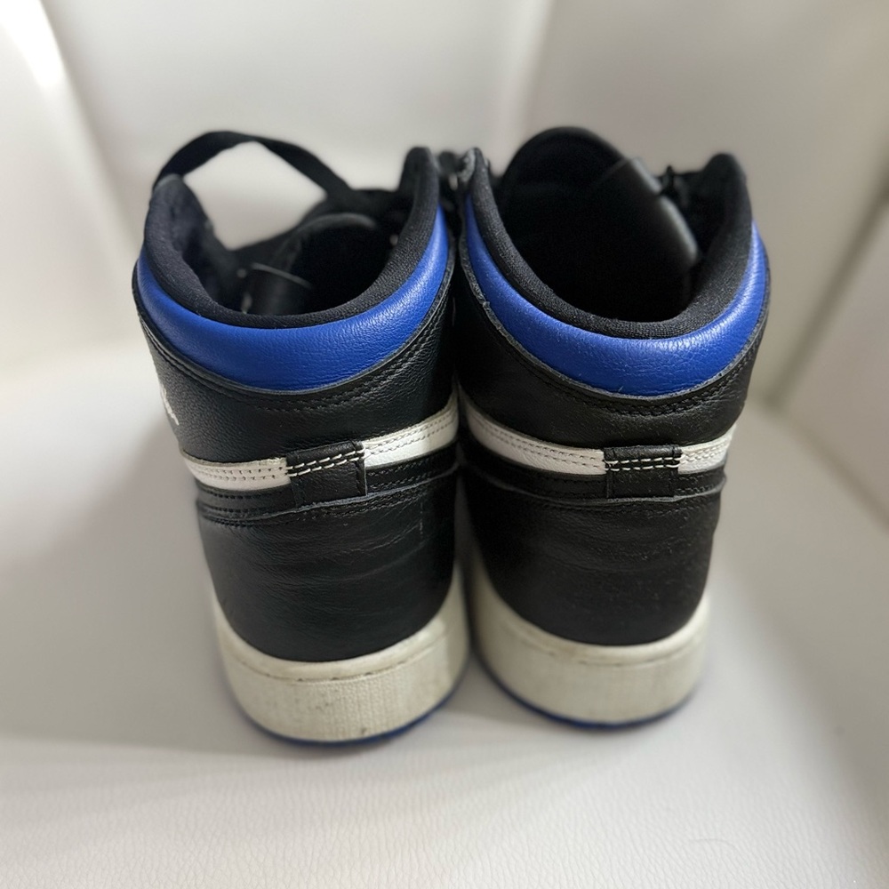 Jordan Kids Black and Blue Sneakers - Picture 2 of 4